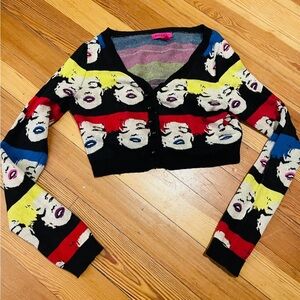 Women's Sweater Vintage Betsey Johnson size l